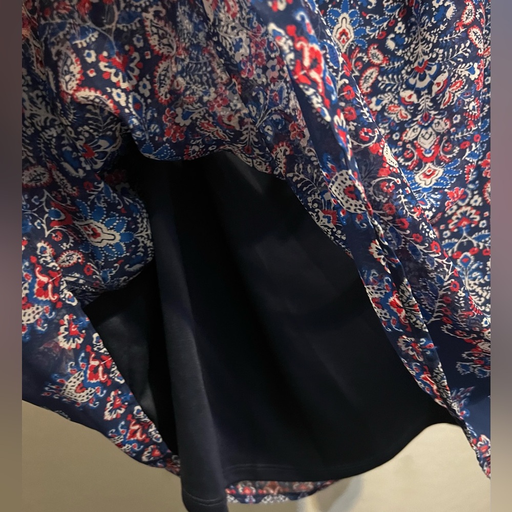 Alyx women’s red/white/blue blouse/ size 3X - Picture 3 of 8